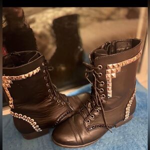 Custom combat boots